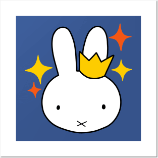 Miffy with Crown Posters and Art